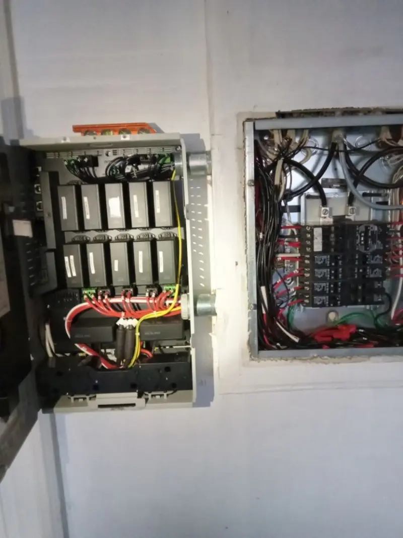Electrical panel upgrade completed for Security Camera Wiring in Swoyersville